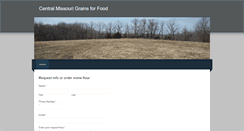 Desktop Screenshot of centralmissourigrainsforfood.com